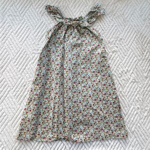 Bisby Girls Size 8 Floral Smocked Sundress Cotton Ruffle Strap Spring